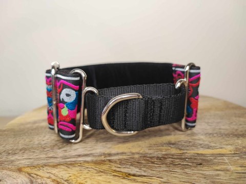 Obroża dla psa martingale, podszyta taśmą z aksamitu, Adventure Hunter. Obroża dla psa martingale, podszyta taśmą z aksamitu, Adventure Hunter.