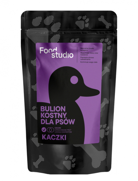 BULION KOSTNY dla psów KACZKA 230ml, Food Studio Chefs BULION KOSTNY dla psów KACZKA 230ml, Food Studio Chefs