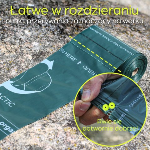 Bioworeczki na psie kupy 120 szt. czarne Bioworeczki na psie kupy 120 szt. czarne
