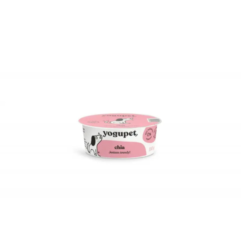 JOGURT dla psa i kota, ChiaPet z dodatkiem nasion chia 110g. Yogupet JOGURT dla psa i kota, ChiaPet z dodatkiem nasion chia 110g. Yogupet