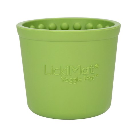 Mata, garnuszek dla psa do wylizywania jedzonka, Yoggie Pot zielony, LickiMat® Mata, garnuszek dla psa do wylizywania jedzonka, Yoggie Pot zielony, LickiMat®