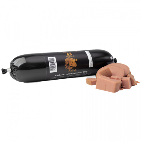 Kiełbasa treningowa dla psa z mięsa jagnięcina (200g), MIRALS Kiełbasa treningowa dla psa z mięsa jagnięcina (200g), MIRALS