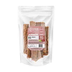Paski mięsne z królika, naturalny przysmak dla psa 100g. Meat STUFF