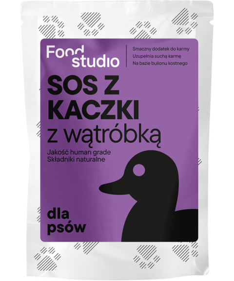 SOS dla psów z KACZKI z wątróbką 100ml, Food Studio Chefs SOS dla psów z KACZKI z wątróbką 100ml, Food Studio Chefs