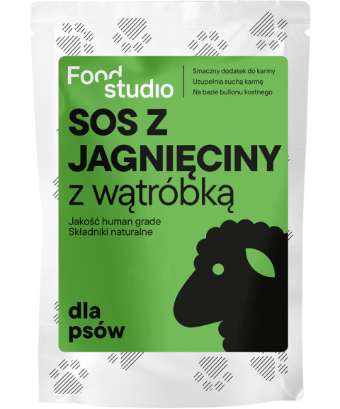 SOS dla psów z JAGNIĘCINY z wątróbką 100ml, Food Studio Chefs SOS dla psów z JAGNIĘCINY z wątróbką 100ml, Food Studio Chefs