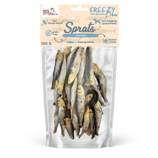 100% liofilizowane szprotki dla psa 100g FREEZY Pure, Syta Micha