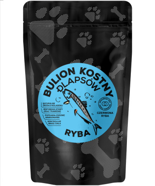BULION KOSTNY dla psów RYBA 230ml. Food Studio Chefs