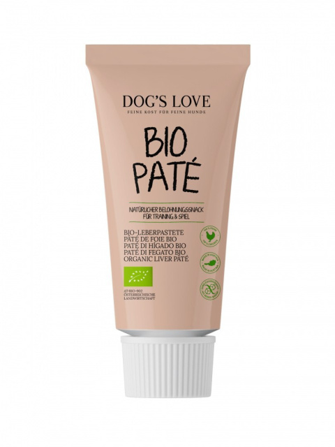 DOG'S LOVE BIO Pate - ekologiczna pasta mięsna dla psa (80g) DOG'S LOVE BIO Pate - ekologiczna pasta mięsna dla psa (80g)