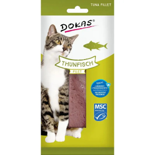 Filet z tuńczyka, przysmak dla psa i kota, 22g. DOKAS