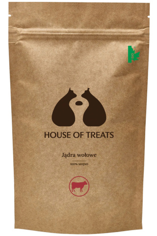Jądra wołowe, naturalny gryzak dla psów 100g. House of Treats