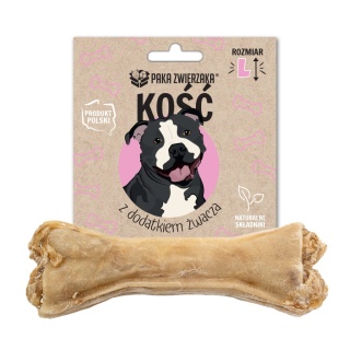 Kość do żucia dla psa z dodatkiem żwacza, naturalny i bezpieczny gryzak 13,5 cm. PAKA ZWIERZAKA