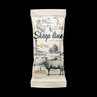 Kość do żucia, gryzak dla psa, Owca z gruszką 12cm. Sheep Line, Syta Micha