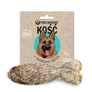 Kość do żucia z dodatkiem dorsza, naturalny gryzak dla psa 12 cm. PAKA ZWIERZAKA