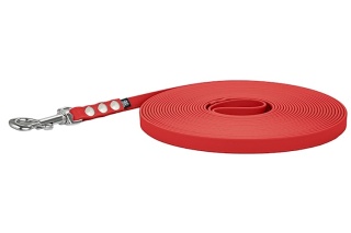 Linka z Biothane dla psa,Classic Red, 13mm, ACC DOG