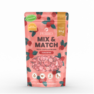Liofilizowana żurawina dla psa 10g. MIX & MATCH Perro