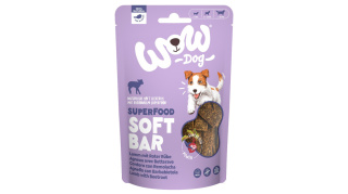 Naturalne, miękkie przysmaki funkcjonalne dla psa, jagnięcina z buraczkami 150g. WOW