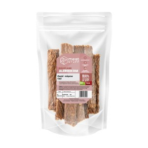 Paski mięsne z gęsi, naturalny przysmak dla psa 100g. Meat STUFF