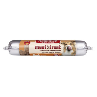 Przekąska dla psa w formie kiełbaski do krojenia, kiełbaska treningowe z indykiem, Meat&Treat MEATLOVE