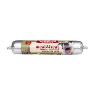 Przekąska w formie kiełbasek do krojenia, kiełbaska treningowe, konina, Meat&Treat MEATLOVE