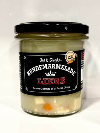 Przysmak mięsny dla psa, DŻEM DOBRY MIŁOŚĆ 275g. Stevi & Schnück‘s