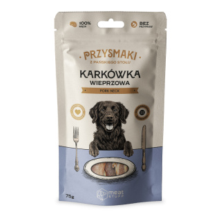 Przysmaki dla psa "Z Pańskiego Stołu" - Karkówka wieprzowa (doypack 75 g), Meat STUFF