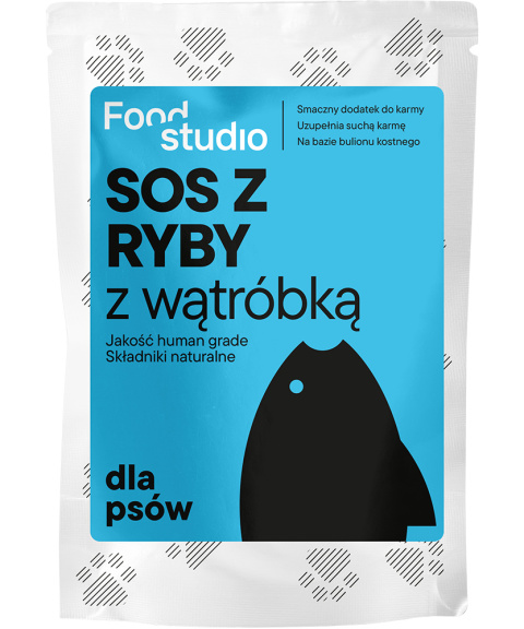 SOS dla psów z RYBY z wątróbką 100ml, Food Studio Chefs SOS dla psów z RYBY z wątróbką 100ml, Food Studio Chefs
