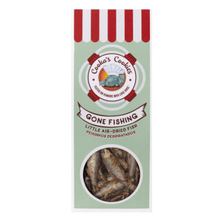Suszone powietrzem rybki Omena, smaczki rybne dla psa i kota 90g. Cooka’s Cookies