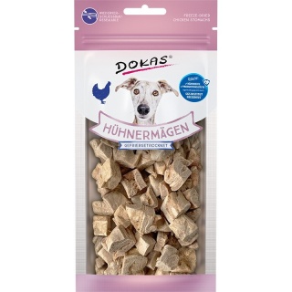 Liofilizowane żołądki drobiowe, naturalny przysmak dla psa i kota, 20g. DOKAS