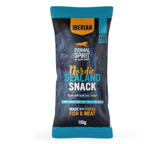 Przysmaki dla psa, wieprzowina i ryby, Iberian Nordic Sealand 110g. Primal Spirit